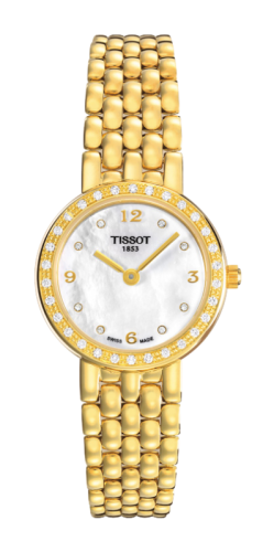Tissot Caliente Quartz 19.3 Yellow Gold / Diamond / MOP - Diamond / Bracelet